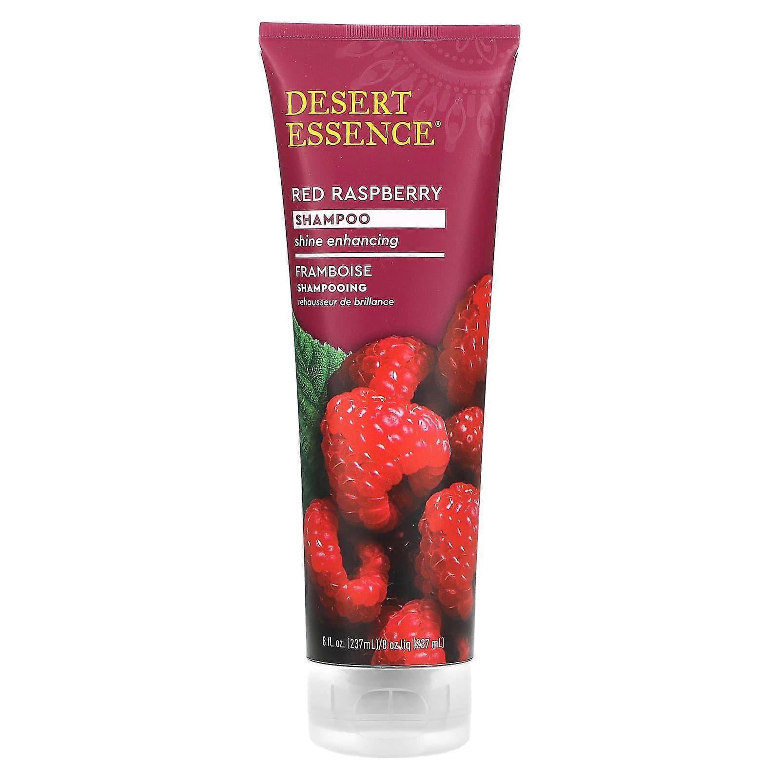 Desert Essence, Shampoo, Red Raspberry, 8 fl oz (237 ml), 2-Pack