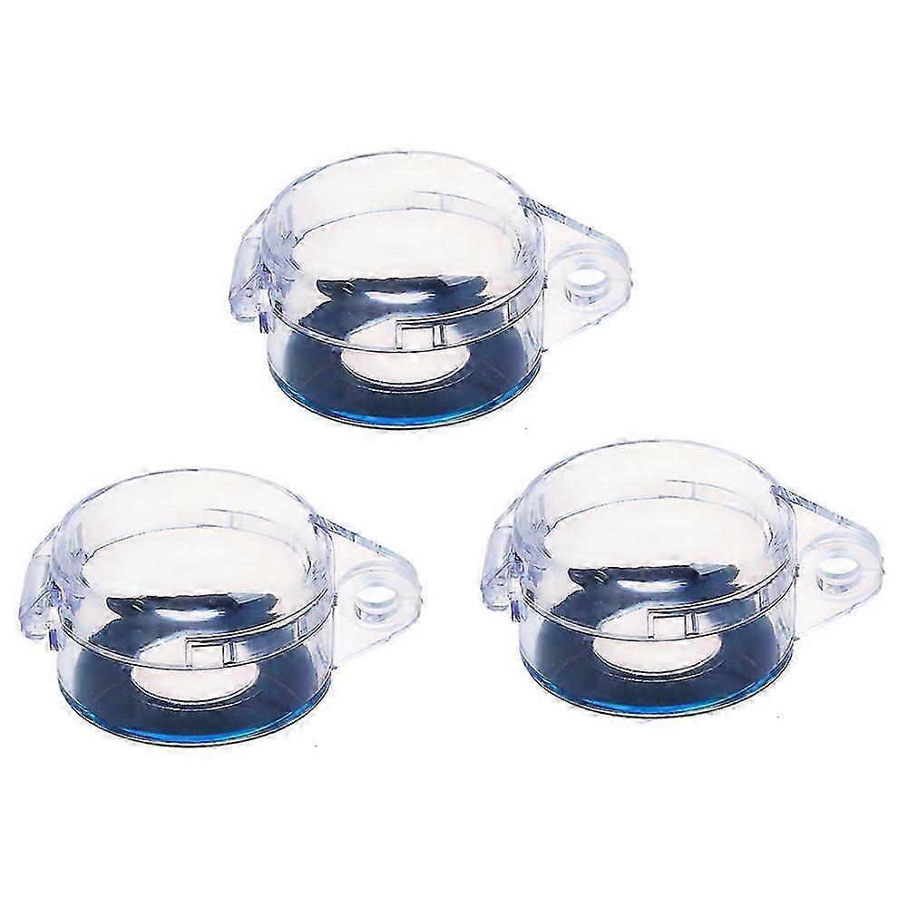3X Clear 22mm Protective Cover Guard Case for Round Push Button Switch AF