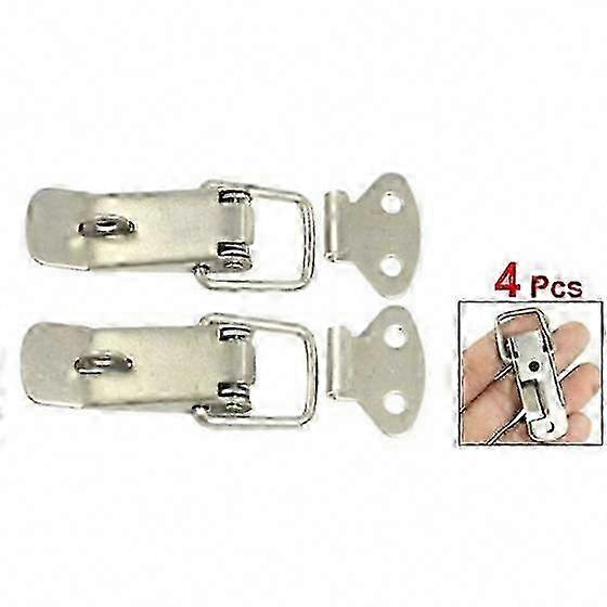 4 Pcs Spring Loaded Cabinet Latch Catch Toggle Hasp compatible withHardware Boxes