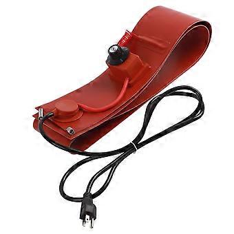 Metal Drum Heater Silicone 200L 1000W 30?150 125mmx1740mm Barrel Warmer Heating Band Pad US Plug 110V