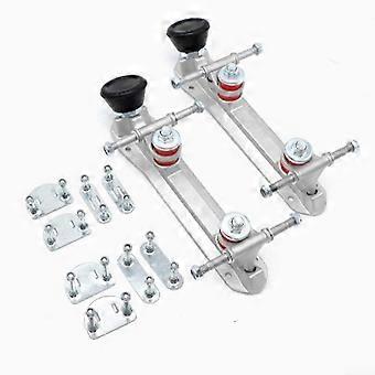 Adjustable Roller Skate Plate for Custom Fit, Size 43-45, Black, Compatible With Skate Modifications