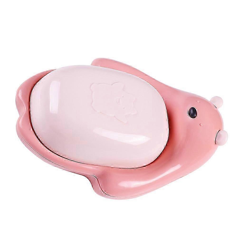 Bathroom Soap Holder Double-Layer Soap Box Water Draining Case