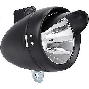 Sykkel natt riding utstyr LED metall frontlys (svart) 1 stk