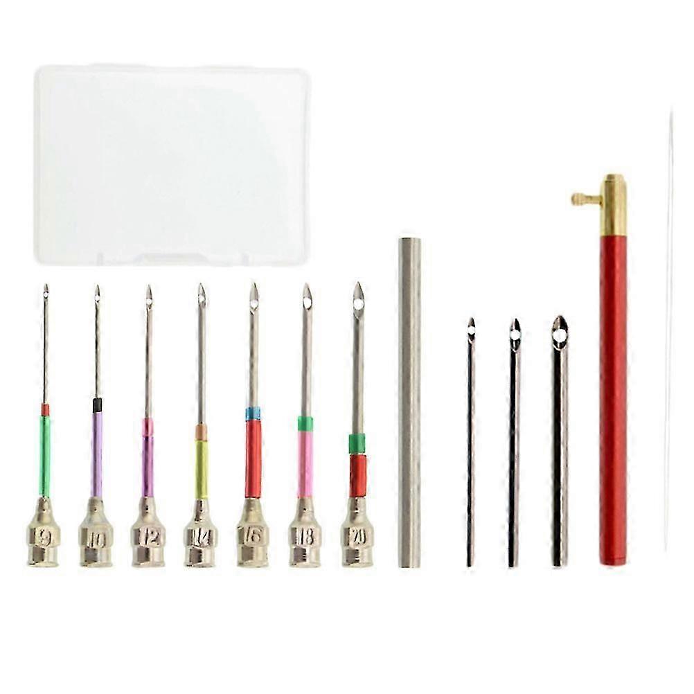 Punch Needle Crewel Needle for Replaceable Use 1Set Embroidery Tool