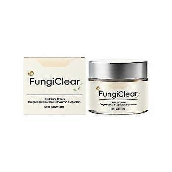 1-3X FungiClear Nagel- en Teennagelverzorgingscrème, Phrena natuurlijke formule met tea tree-olie, oregano-olie, vitamine E en allantoïne, 60 g