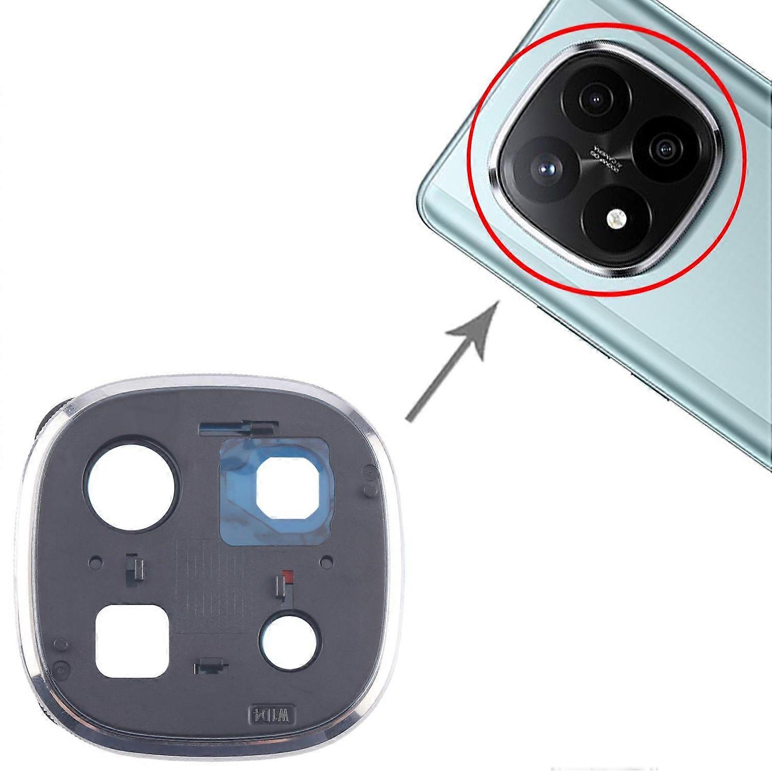 For Xiaomi Redmi Note 14 Pro Plus 5G Camera Lens Frame Spare Part Silver