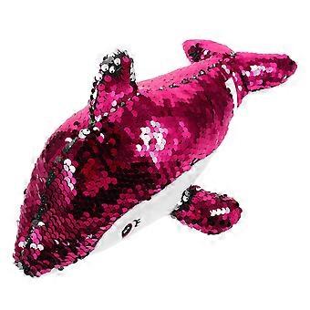 Rosy Stuffed Dolphin Plush Toy for Kids Play Single Piece Gift