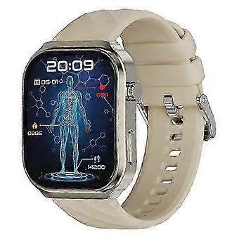 Apricot Smartwatch, 2,2-Zoll Curved HD-Display, Bluetooth-Anrufe, Dual-Mikrofon-Geräuschunterdrückung, Herzfrequenz- und SpO2-Messung