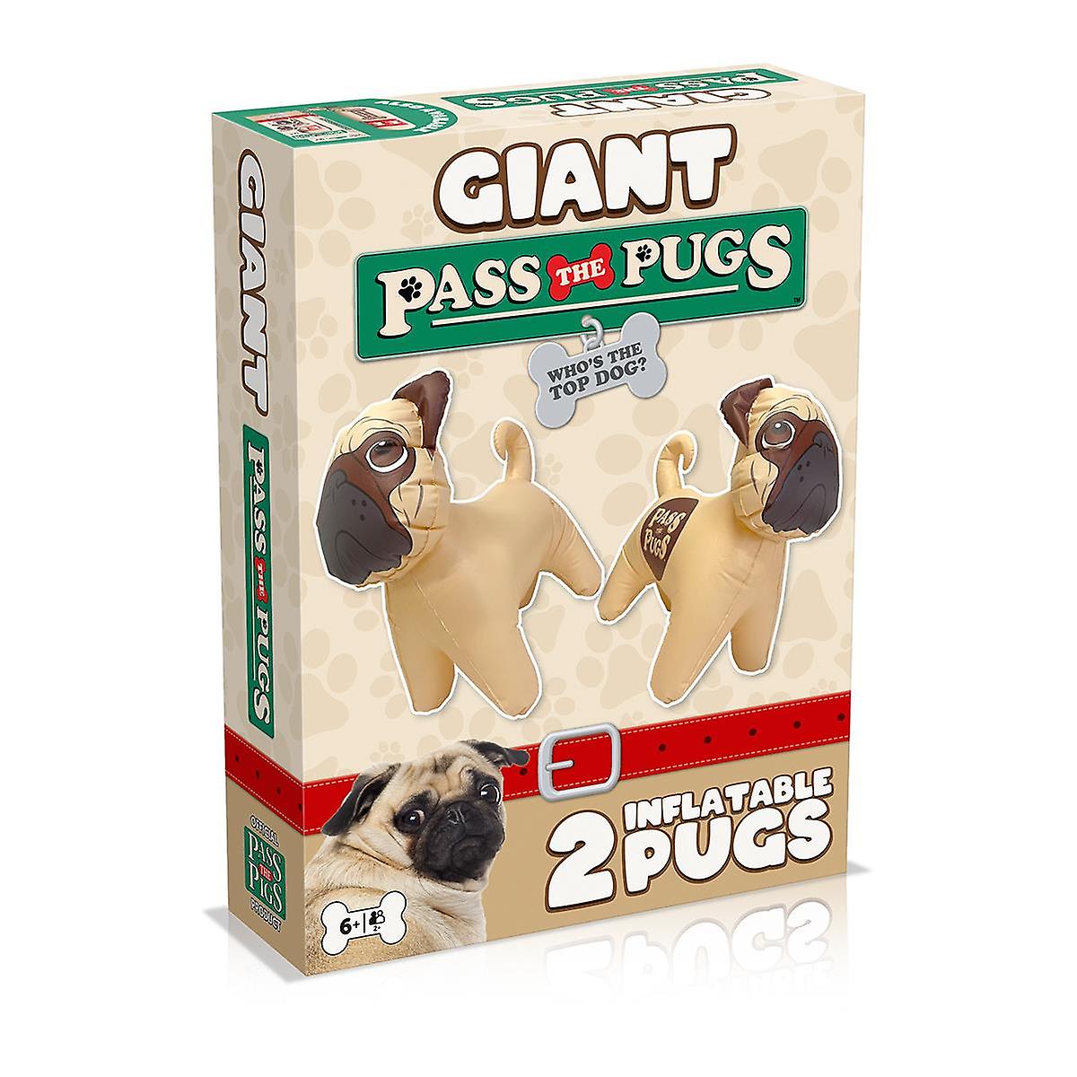 Giant Pass the Pugs Inflatable Dice Game