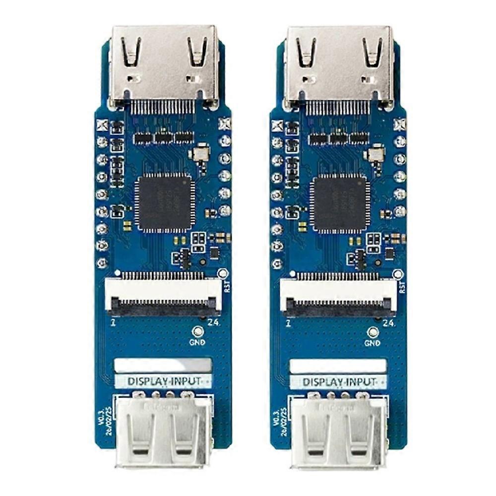 2PCS M5 AddOn Display in Expansion Module for PoE-P4 HDMI-Compatible Video Input Expansion Module