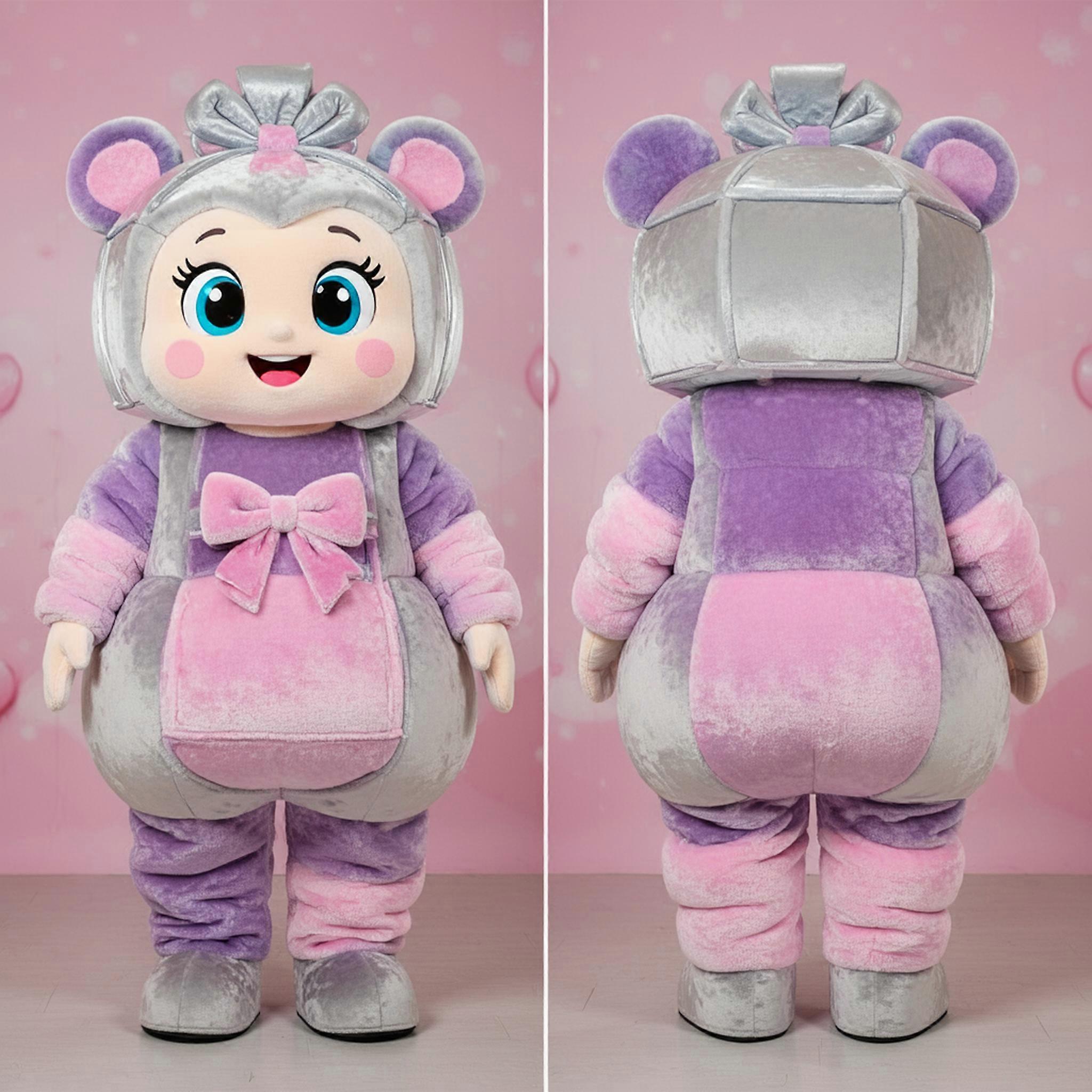 MASTICOT Silver Romantic Candy Box Mascot