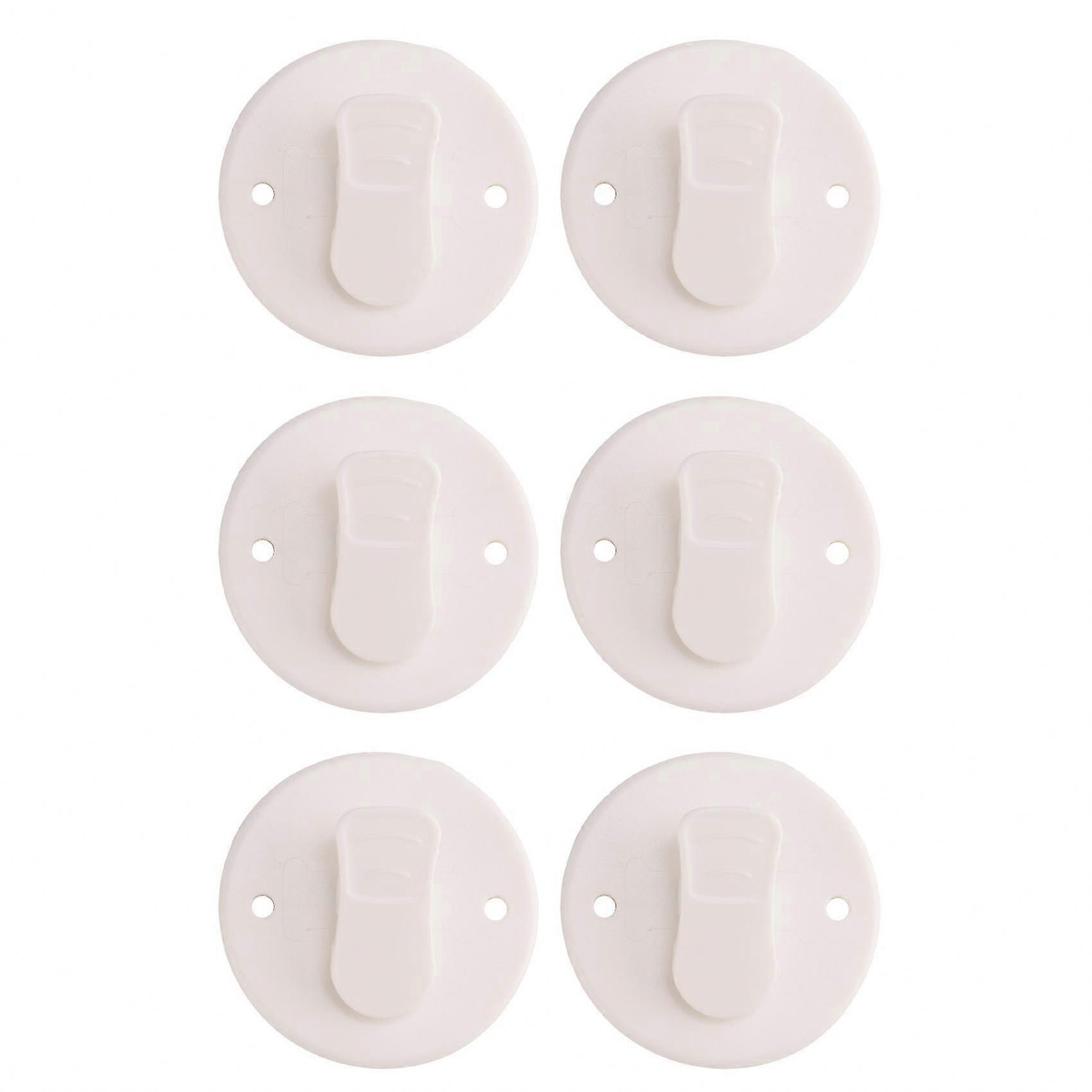 Splash Prevention Self-Adhesive Shower Curtain Clips