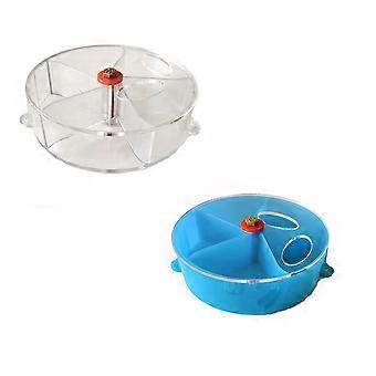 Bird Feeder Toy Parrot Wheel-Like Foraging Box for Home Use 1Pcs