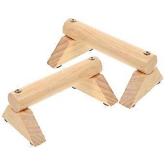 Push-Up Devices Abdominal Muscle Trainer For Home Workout In Beige Color 2 Sets Range Of Motion Enhancement