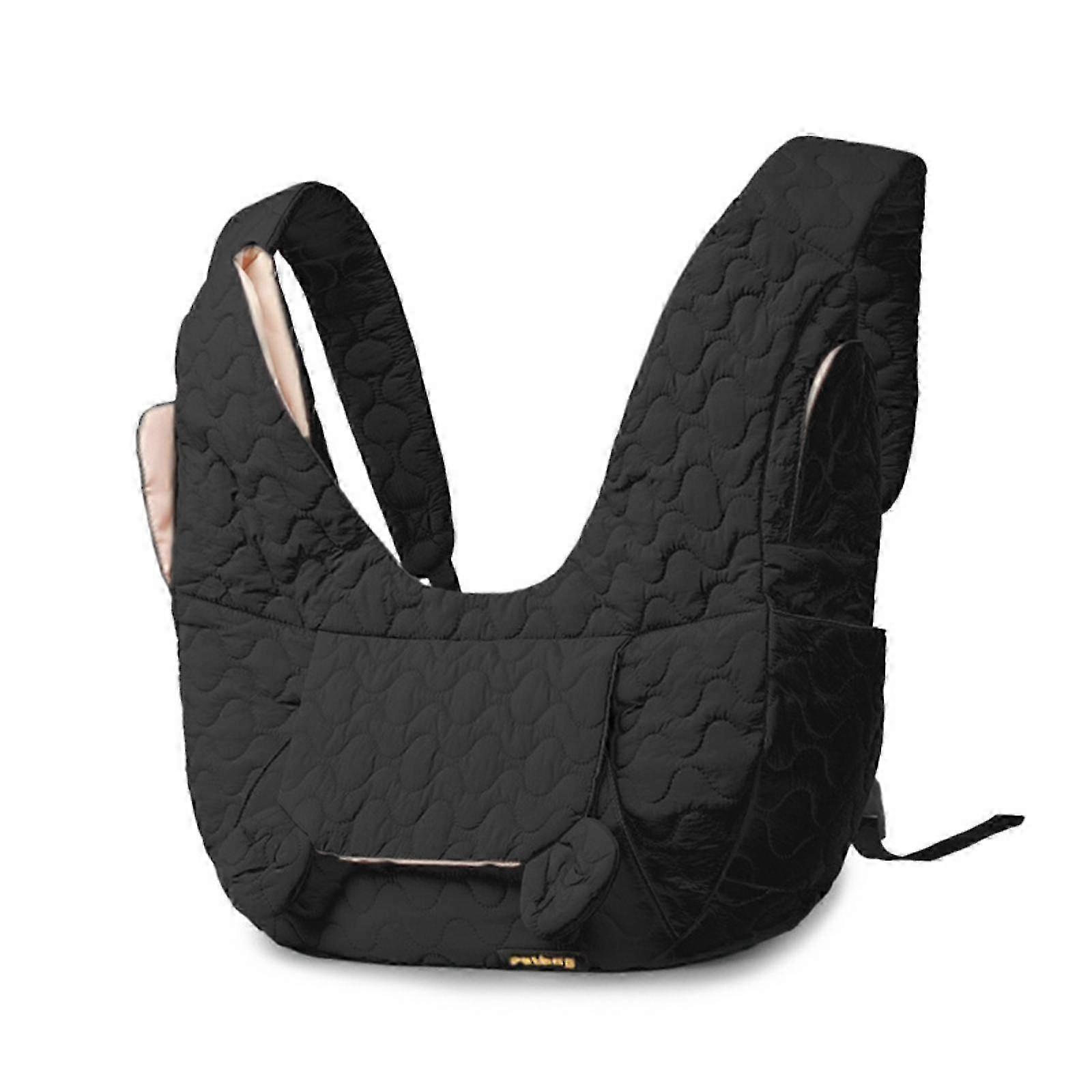 Soft Quilted Nylon Pet Carrier Backpack