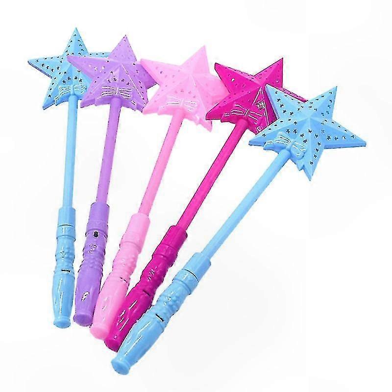 5-Pack Illuminating Star Wands