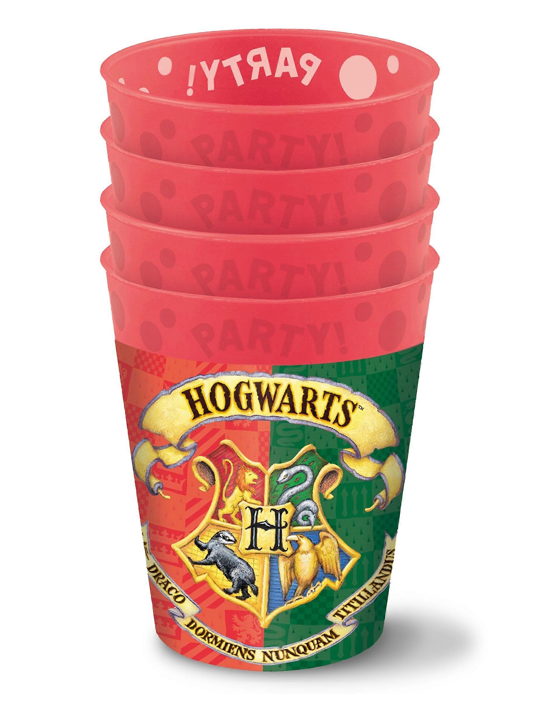 4 Gobelets réutilisables Harry Potter 250ml
