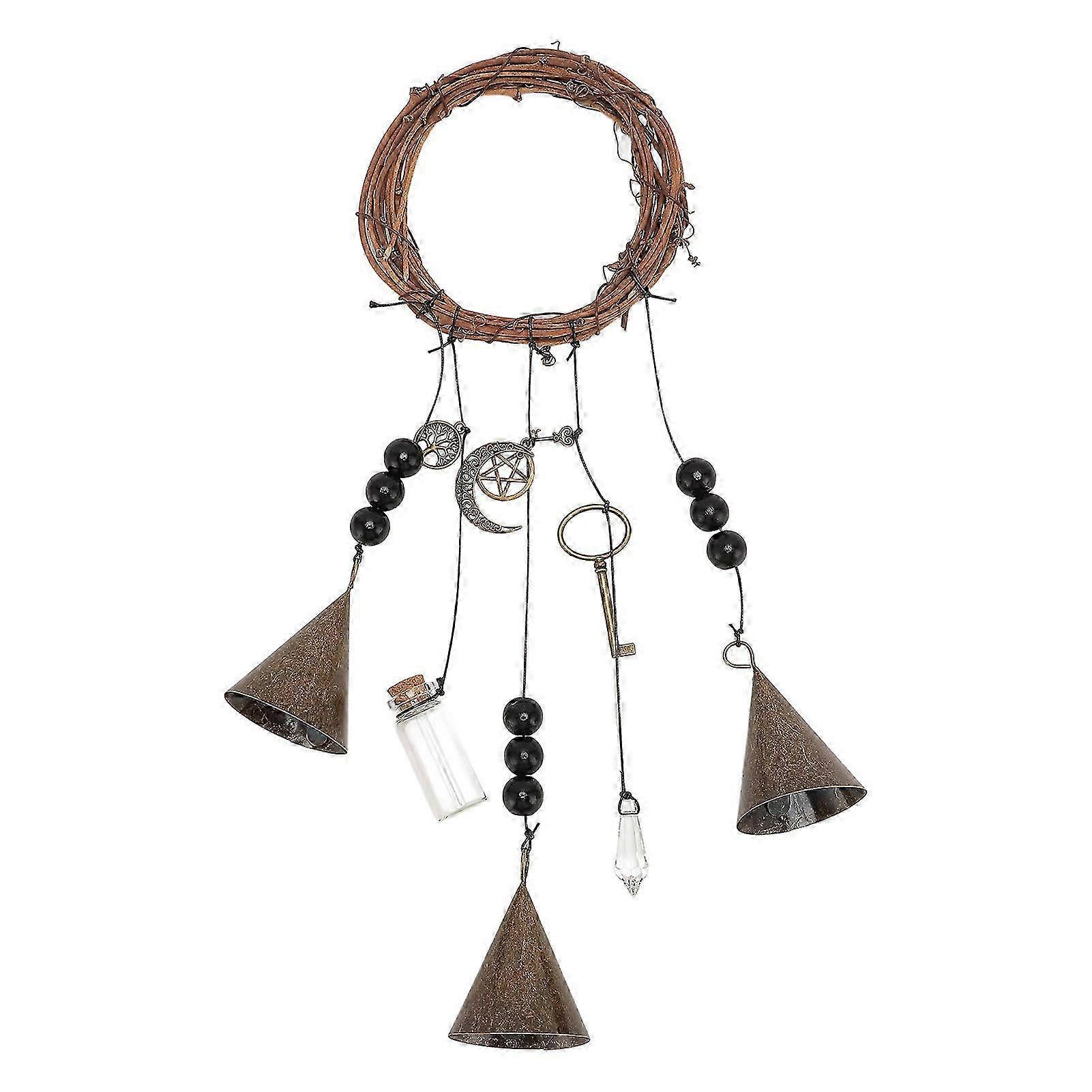Natural Finish Witch Wind Bell
