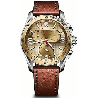 Victorinox Chrono Classic Quartz Analog Men Watch with Cowhide Bracelet V241659