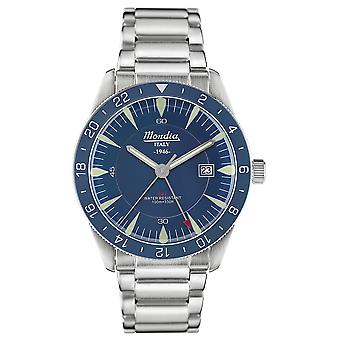 Mondia 1946 Quartz Analog Unisex Watch with MI759-2BM Stainless Steel Bracelet