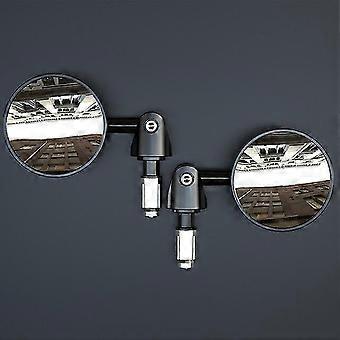 1 Pair Aluminum Bicycle Rearview Adjustable Moto Bike Modified Folding Mirror Handlebar Motorcycle Rear View Side Mirrors  PARTS