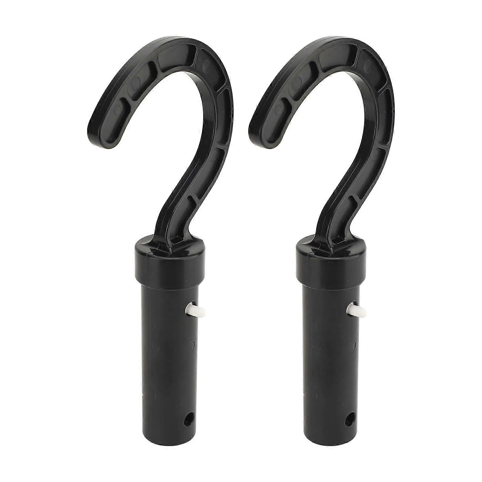 2pcs Robotic Pool Cleaner Hook Set for Telescopic Pole, Easy Robot Retrieval and Secure Attachment
