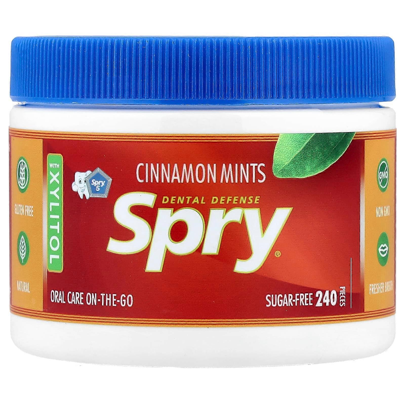 Xlear, Spry®, Cinnamon Mints, 240 Pieces