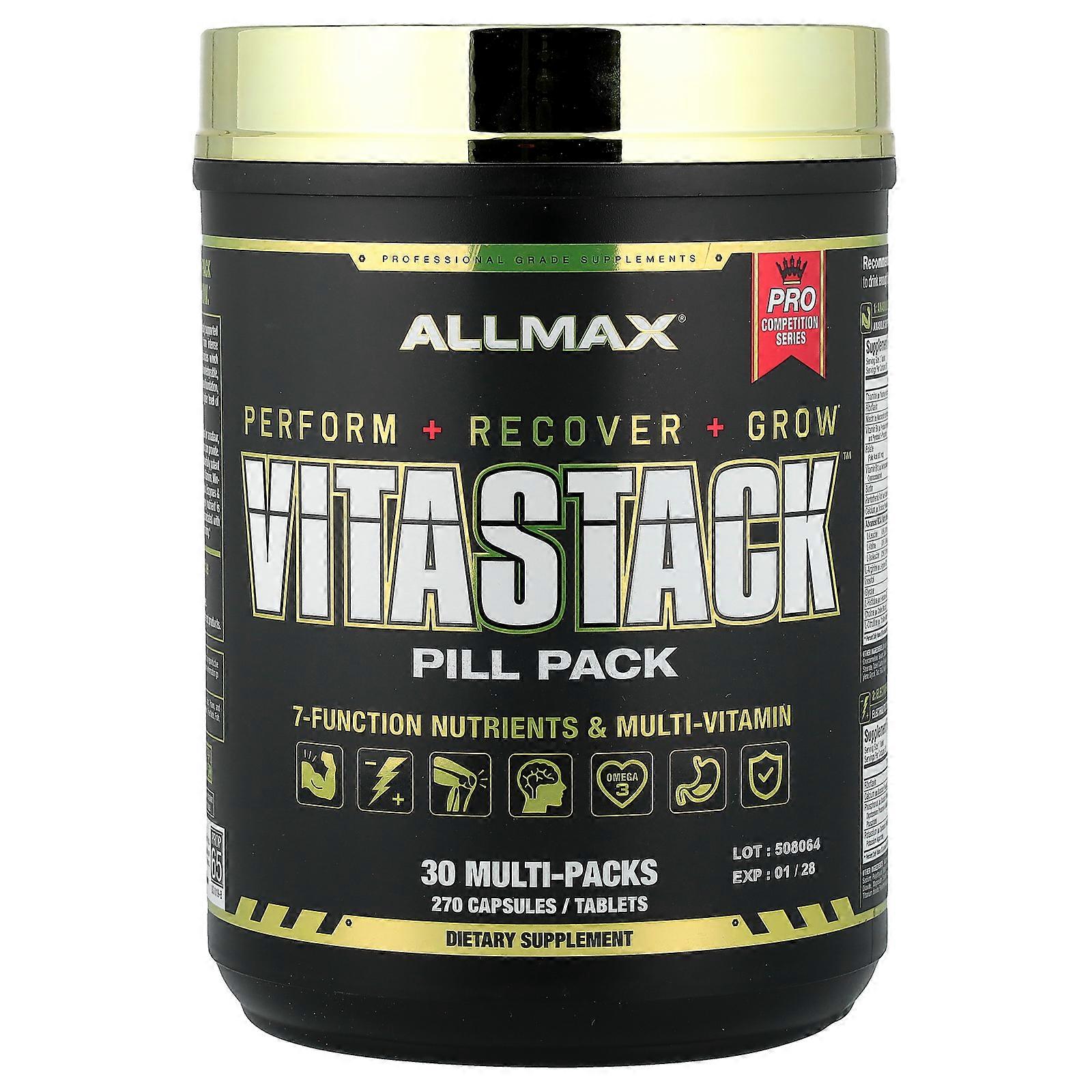 ALLMAX, VITASTACK™, Pill Pack, 30 Multi-Packs