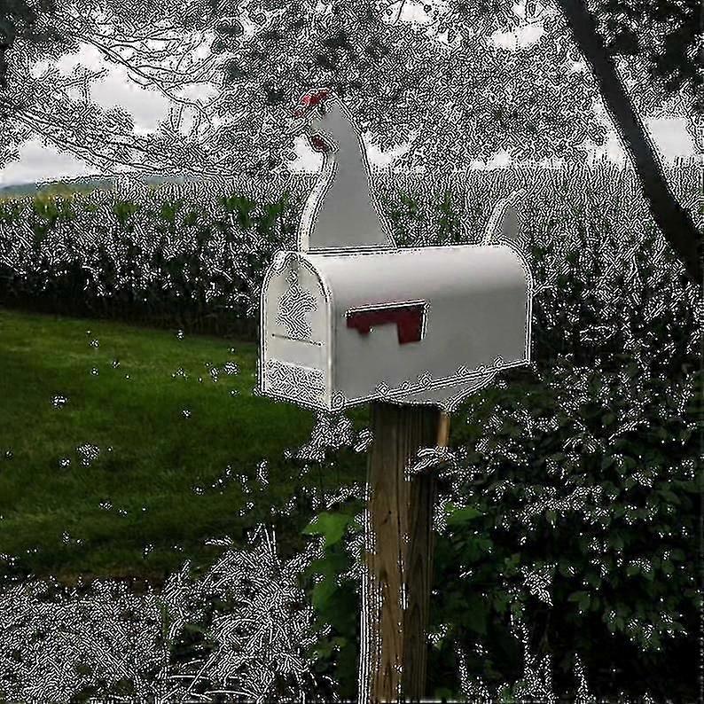 Rustic Horse-Themed Mailbox Cover