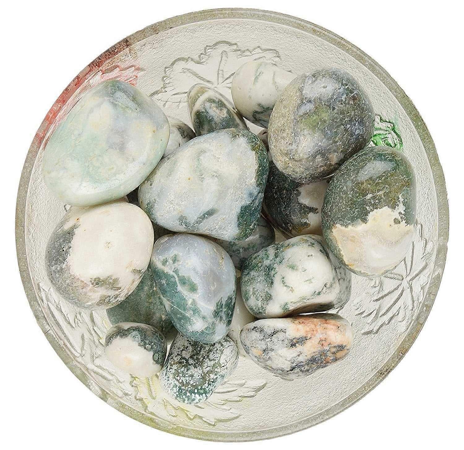 Tree Agate Healing Tumbled Stones