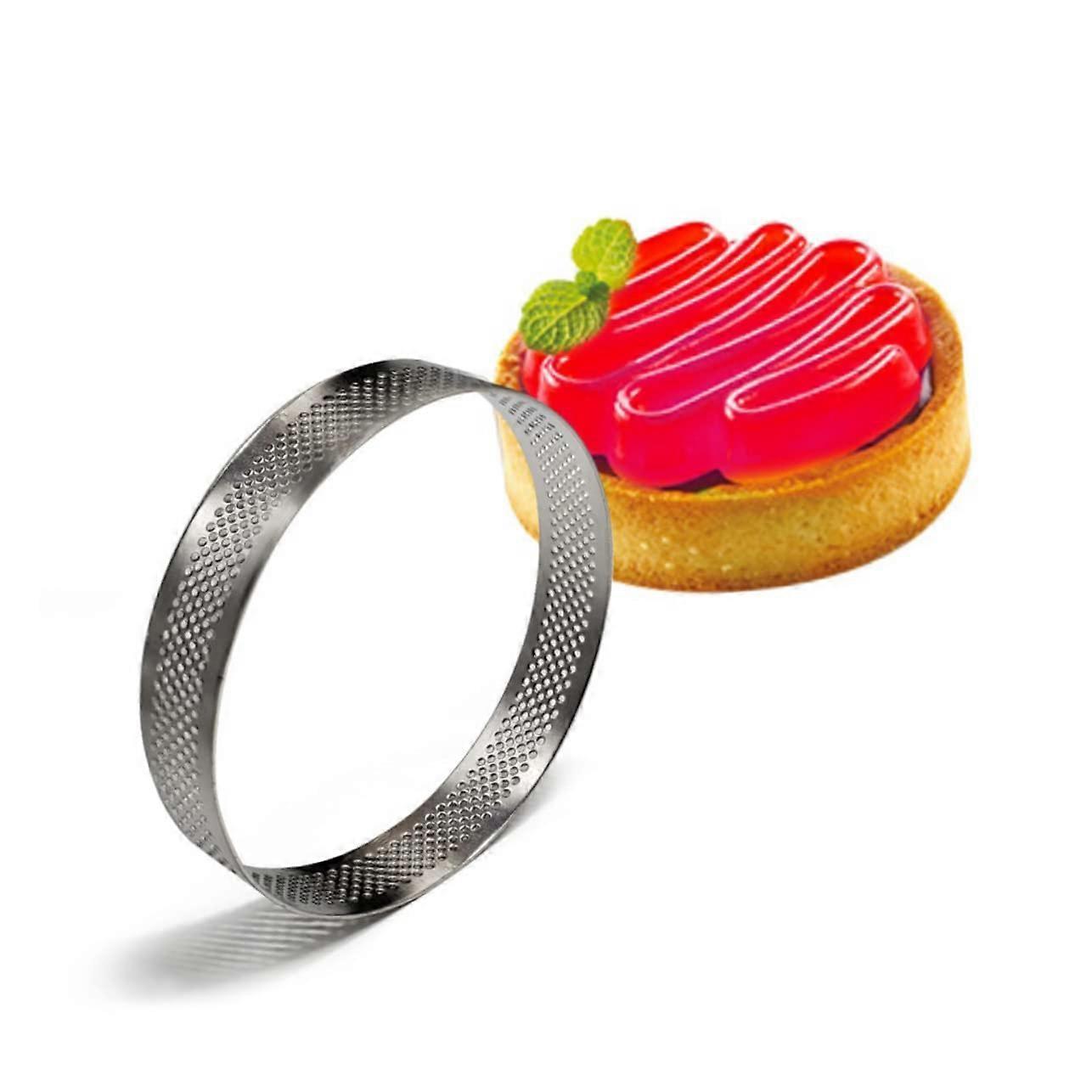 Durable Round Stainless Tart Ring