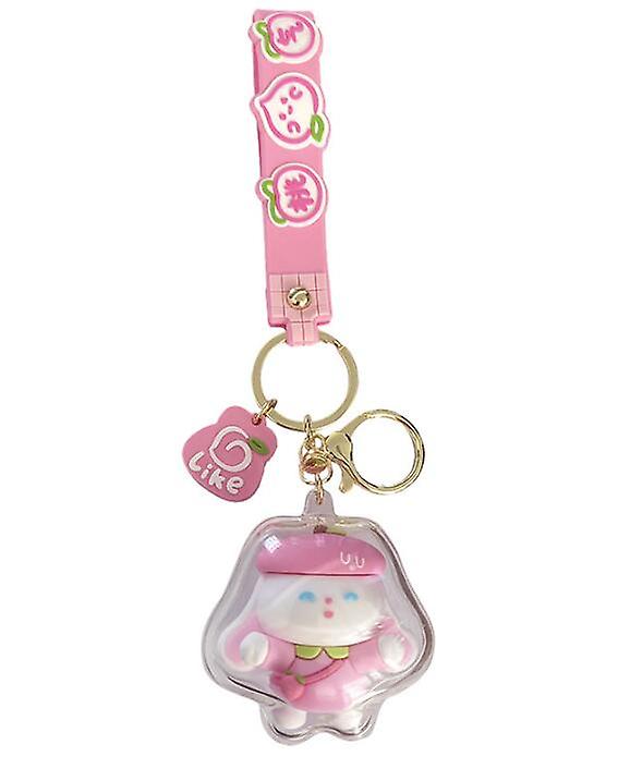 (peachy Rabbit Pink)bunny Car Key Chain
