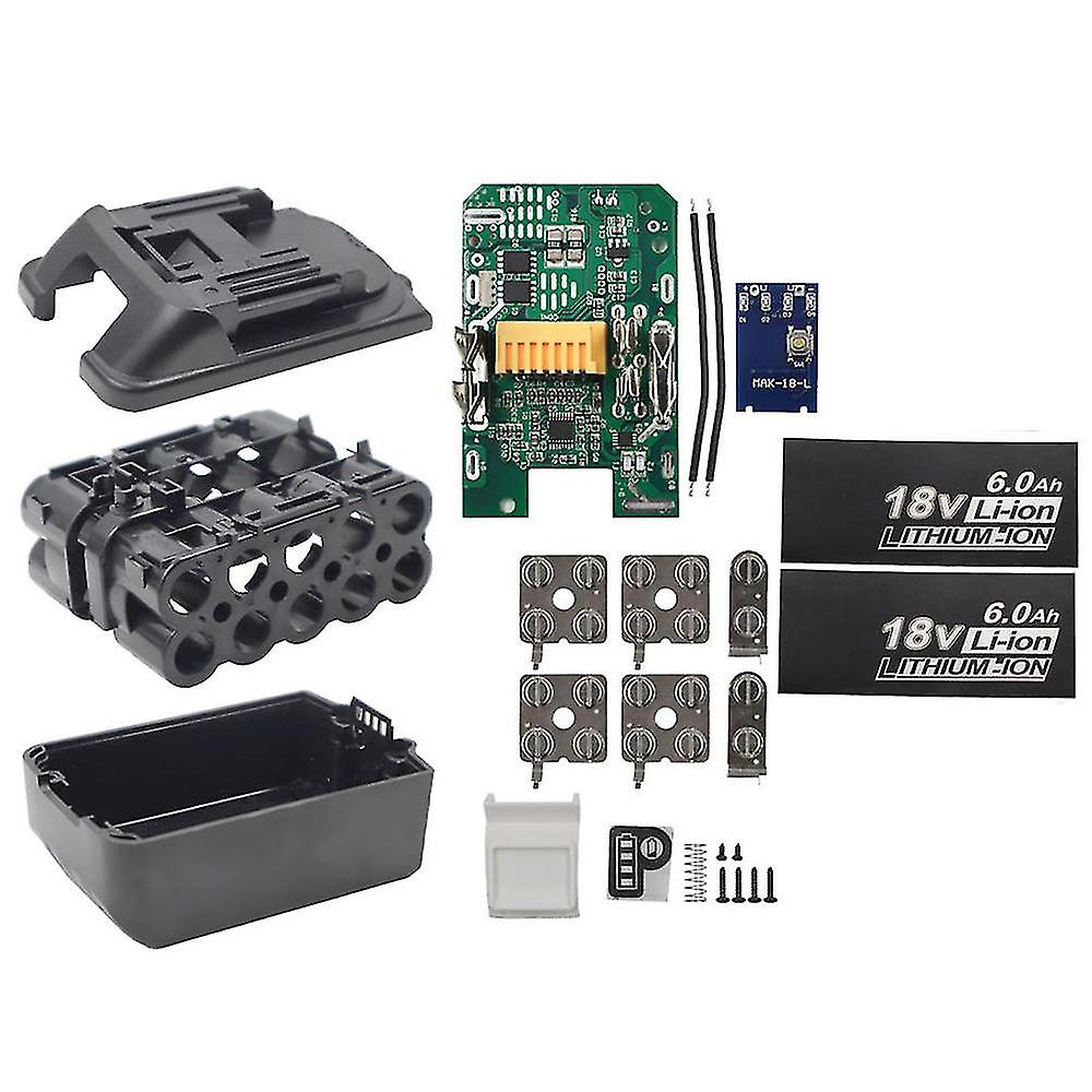 Case And Detect Board Pcb For 18v 10x18650 Bl1840 Bl1850 B