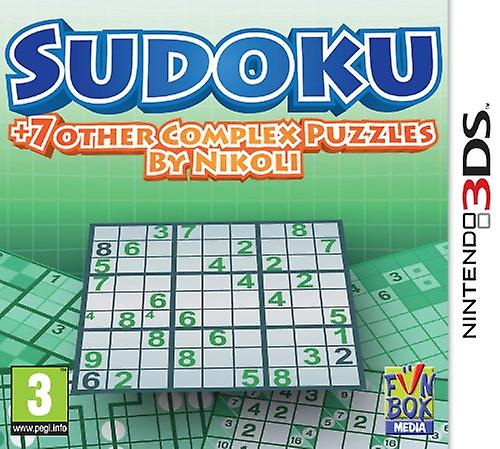 Sudoku  7 other Complex Puzzles by Nikoli (3DS) - PAL - New & Sealed
