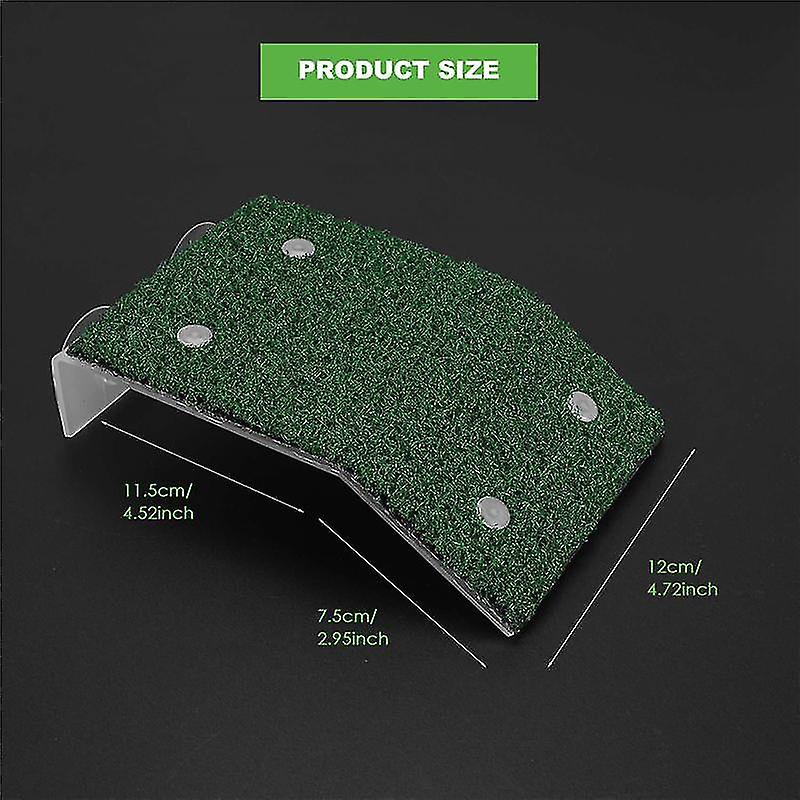 Lawn Turtle Basking Turtle Resting Basking , Simulation Grass Turtle Ramp For Turtle Tank, Reptile