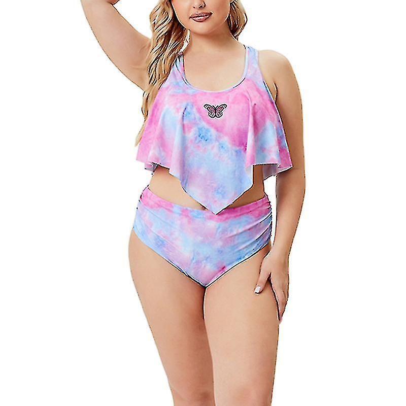 Women Plus Size Gradient Bikini Sw