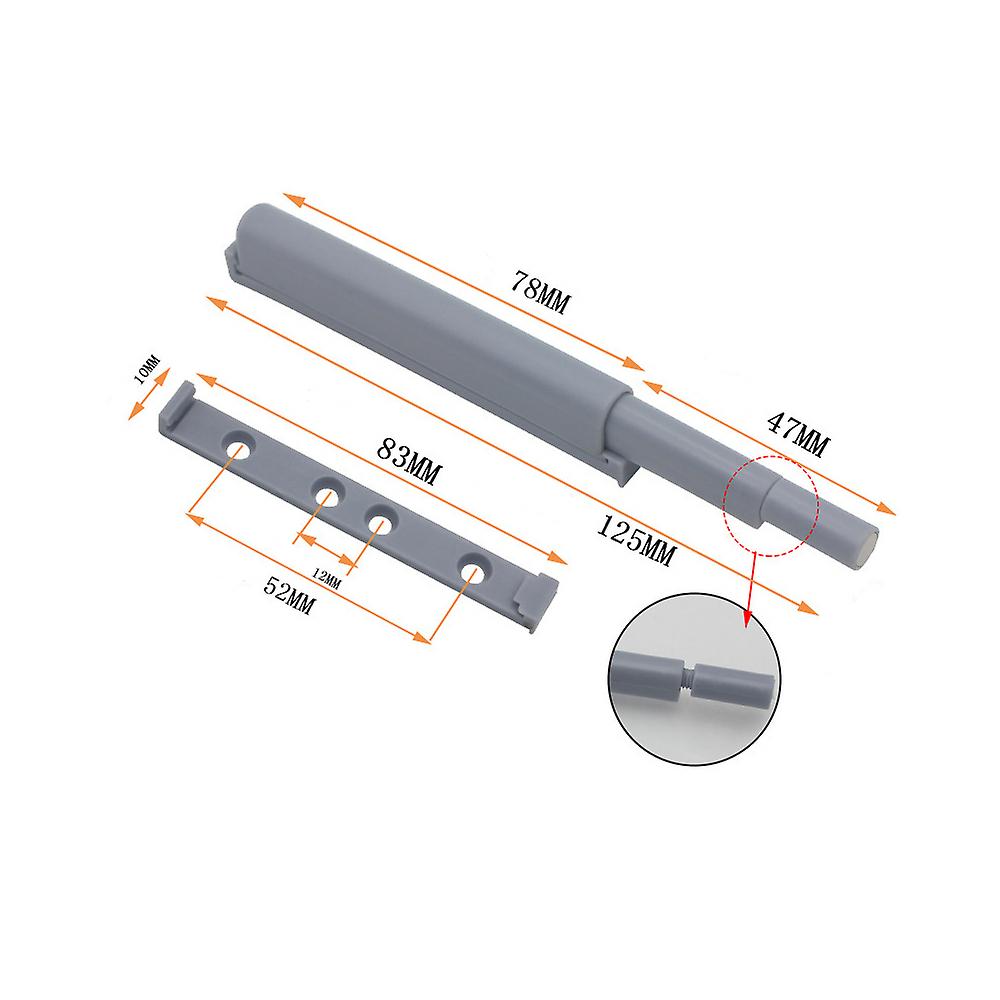 Pack of 10 Home Push Open System Damping Buffers with Magnetic Anti-Collision Buffer Pressure Device Pressure Snap Magnet Snap Magnet Snap Closet for