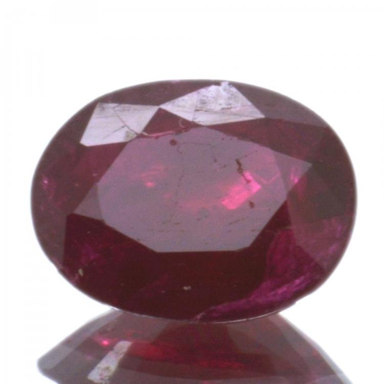 1,30ct Ruby Oval Cut awo47