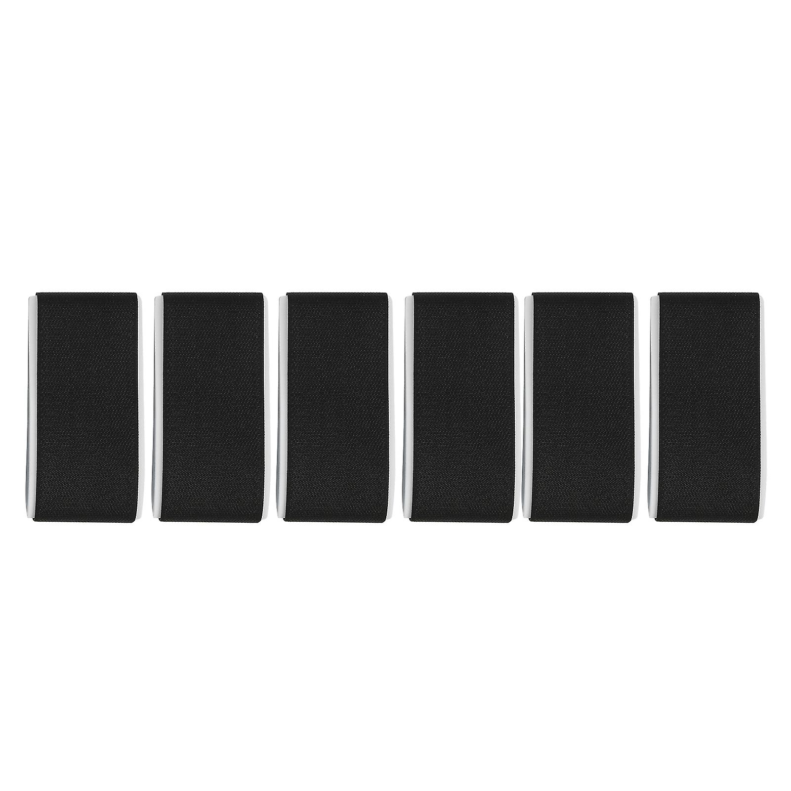 6Pcs Adjustable Ski Straps Fastener Tape Hook and Loop Ski Fixing Wraps for Easy Carry