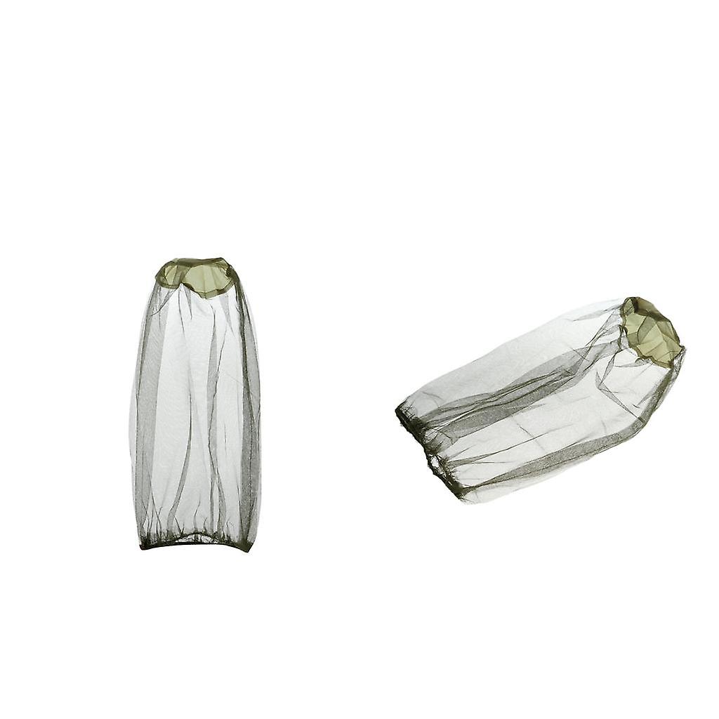 2pcs Anti-mosquito Bee Bug Insect Head Net Mesh Mask Hat Beekeeper Cover