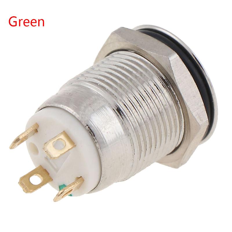 12mm 3v Metal Push Button Switch Selfreset Momentary Flat Head Power Logo Switch
