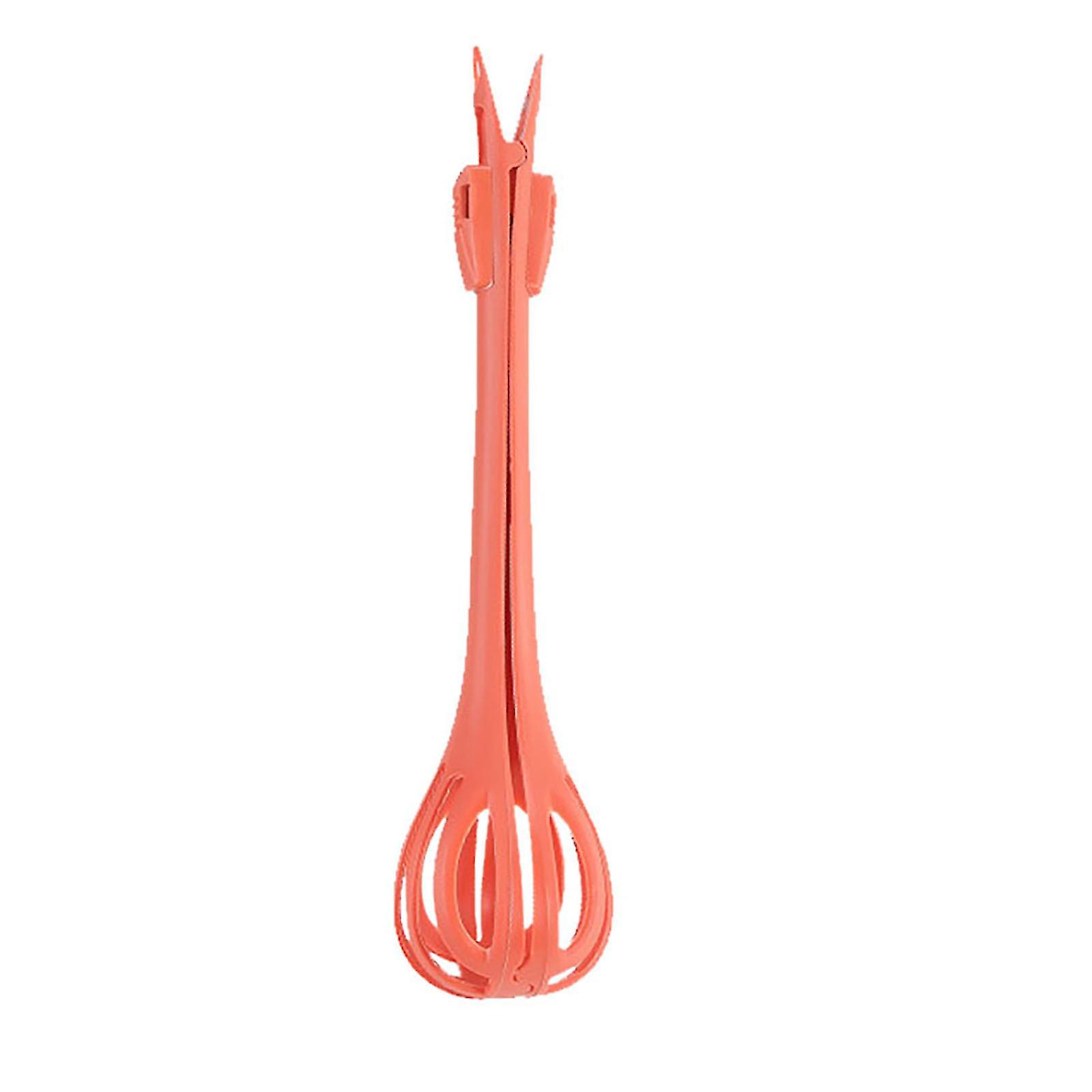 2 In 1 Food Clip & Egg Whisk, Multi Function Egg Beater, Bread Clip Manual Blender, Handheld Plastic Bread Clip, Multifunctional Kitchen Tool For Sala