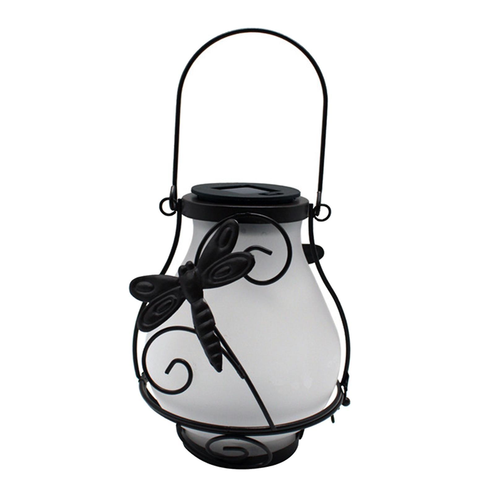 Solar Simulation Flame Light Decorative Hanging Lantern Dragonfly