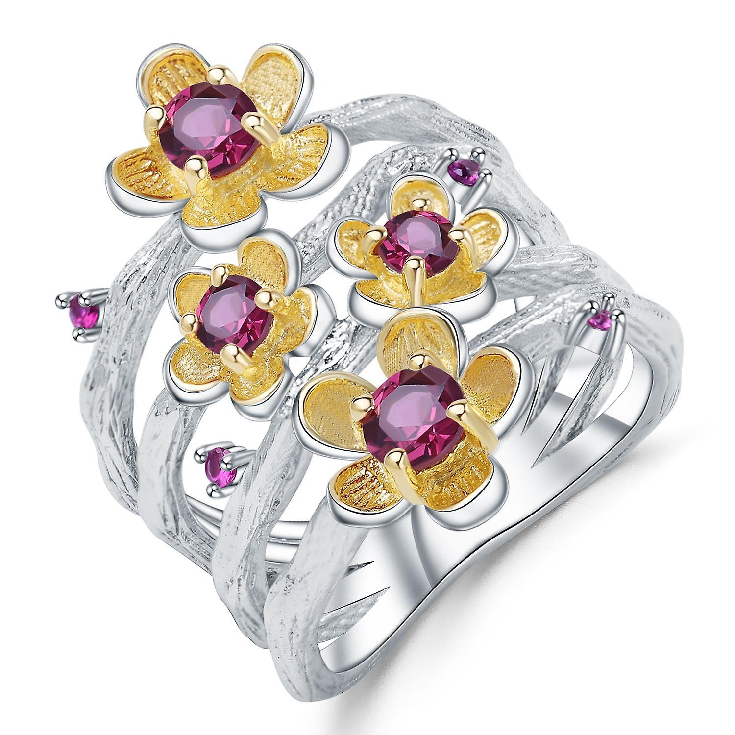 925 Silver Natural Gemstone Ring