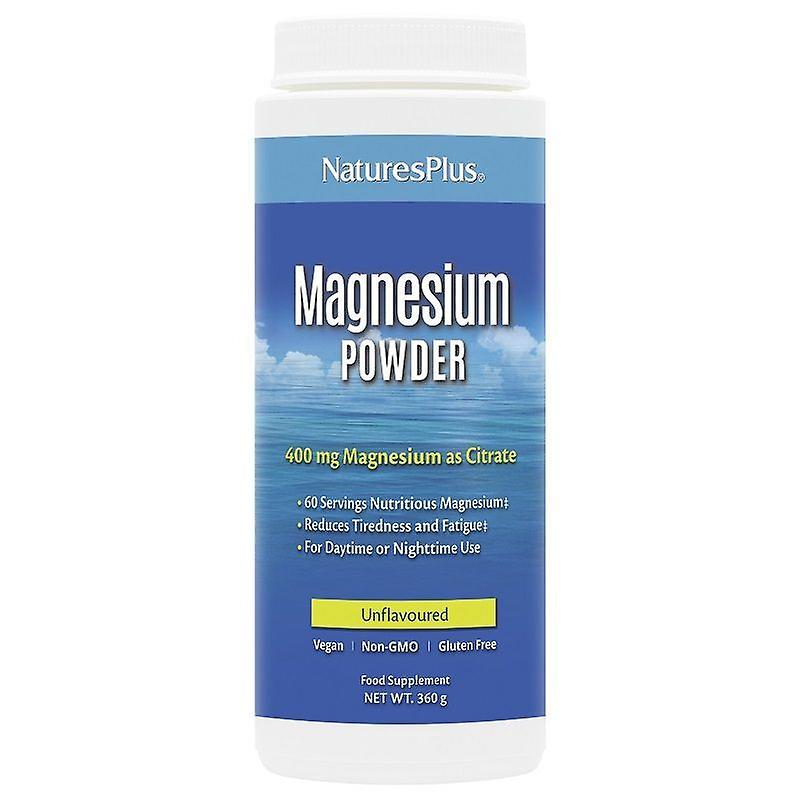 Nature's Plus Unflavoured Magnesium Powder 360g (33606)