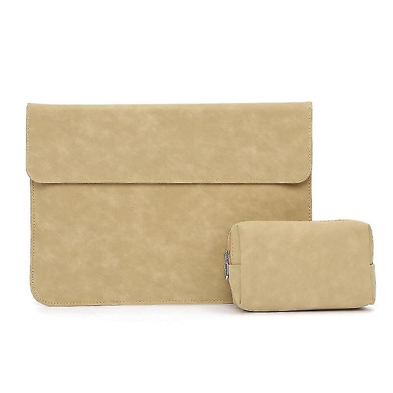 Horizontal Sheep Leather Laptop Bag For Macbook 12 Inch A1534