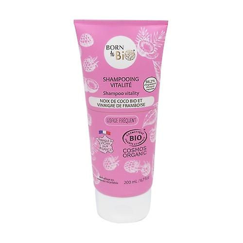 Bio vitality coconut and raspberry vinegar shampoo 200 ml of cream