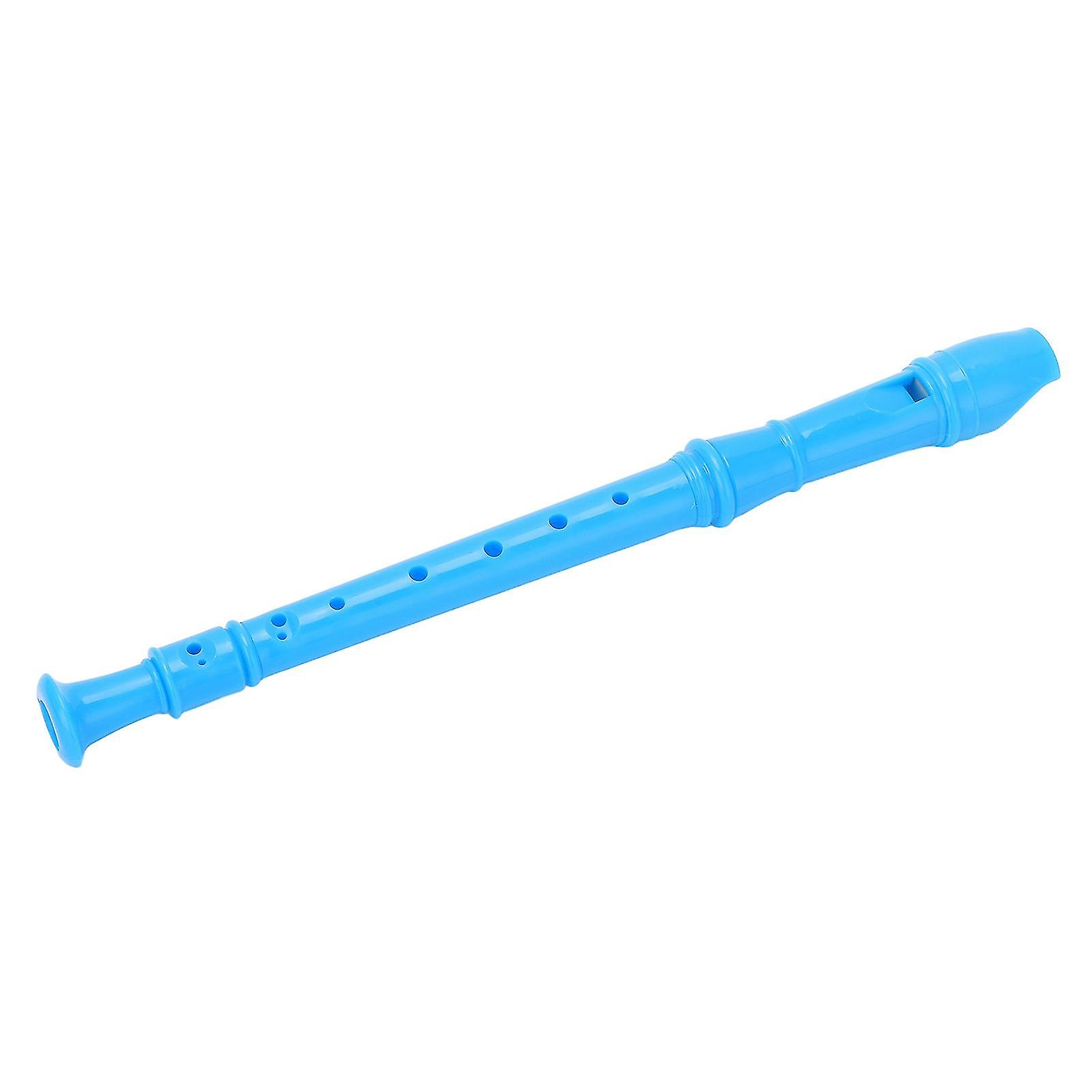 ABS Recorder Instrument 8 Hole Soprano Recorders for Kindergartens Elementary SchoolsBlue