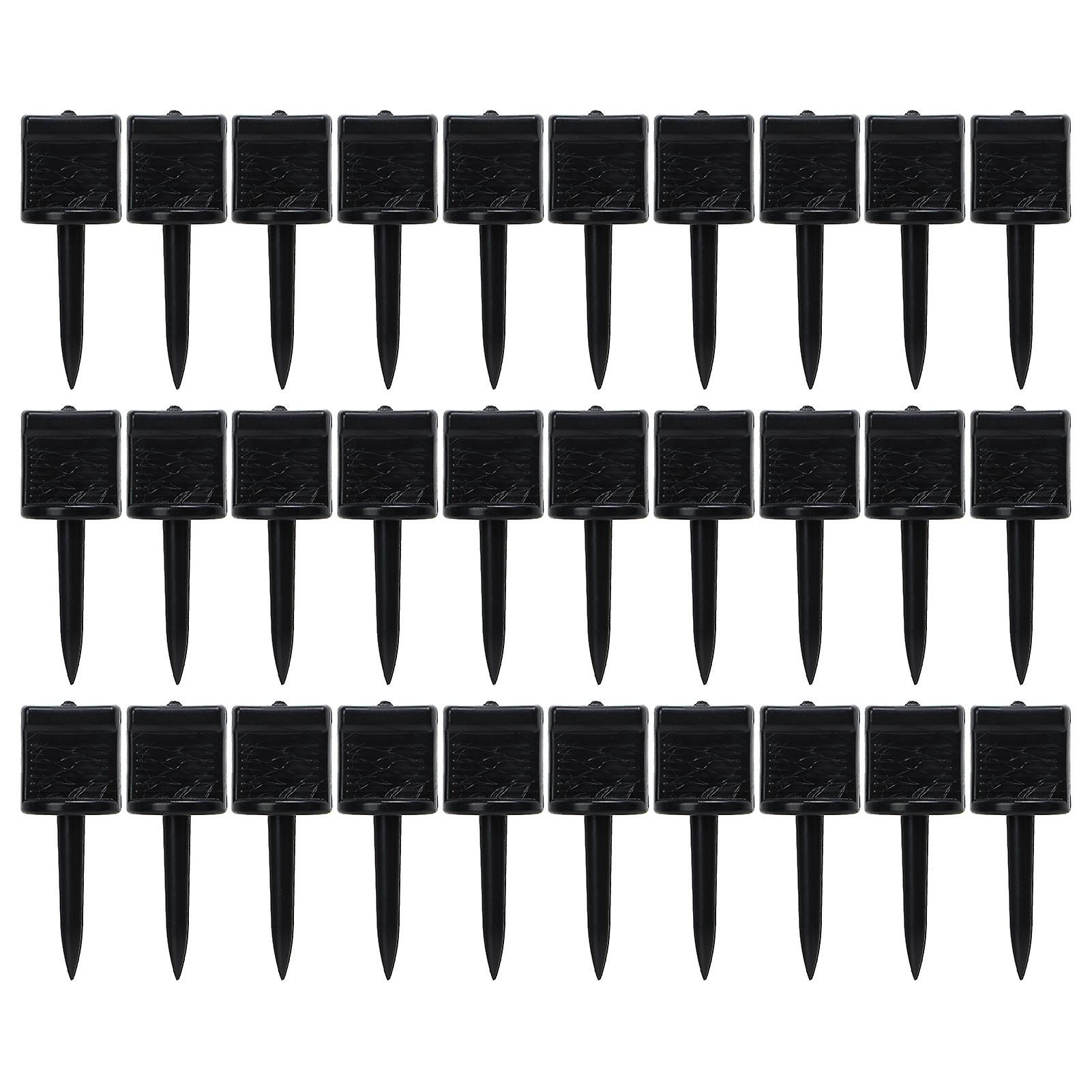 30pcs Archery Target Nails Nylon Lengthening Reusable Target Paper Pins for Shooting Black