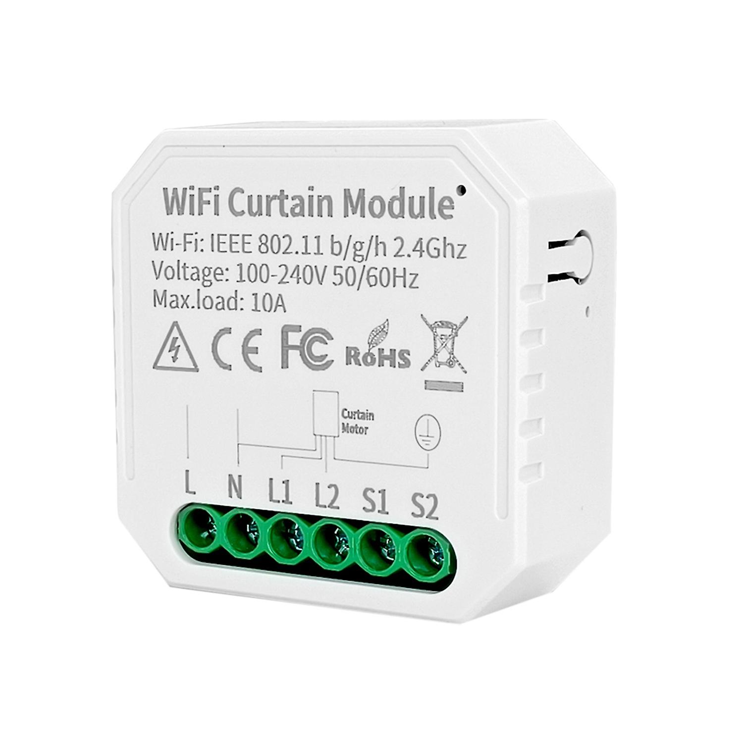 Tuya WiFi Curtain Blinds Module Switch Roller Shutter Motor Smart Life App Remote Control Voice Cont